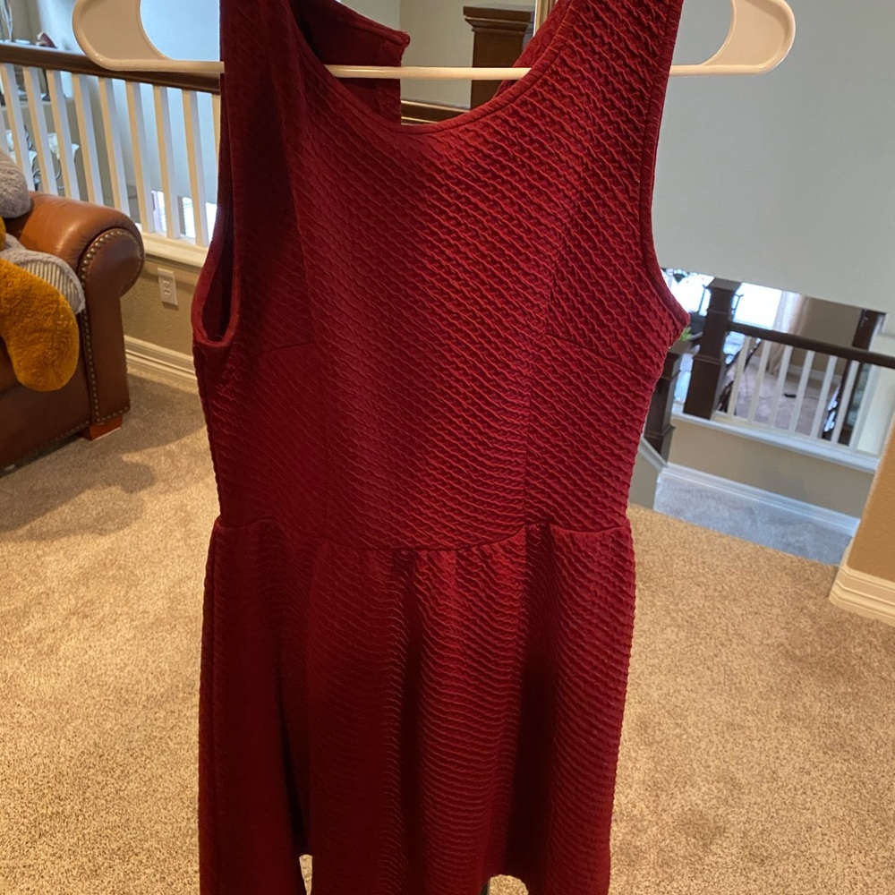 Red dress
